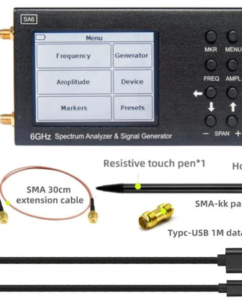 Analyseur de Spectre Portable 6GHz - Haute Précision SA6 only