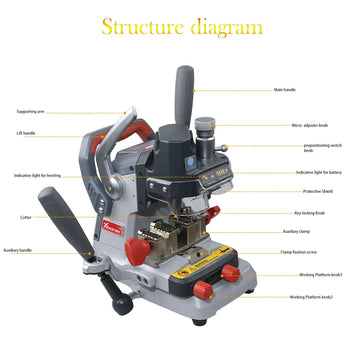 Machine de Découpage de Clés Laser - Haute Précision