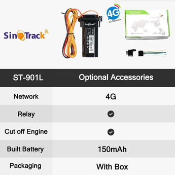  Mini GPS Tracker 4G - Suivi en Temps Réel et Sécurisé 4G With Bat Relay